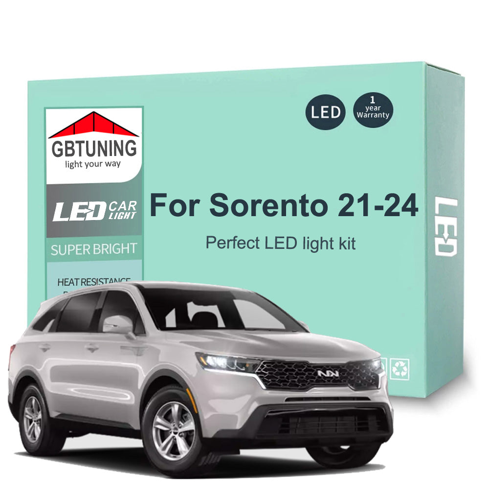 AutoGlowLED Canbus LED Interior Light Kit for KIA Sorento MK4 2021-2024