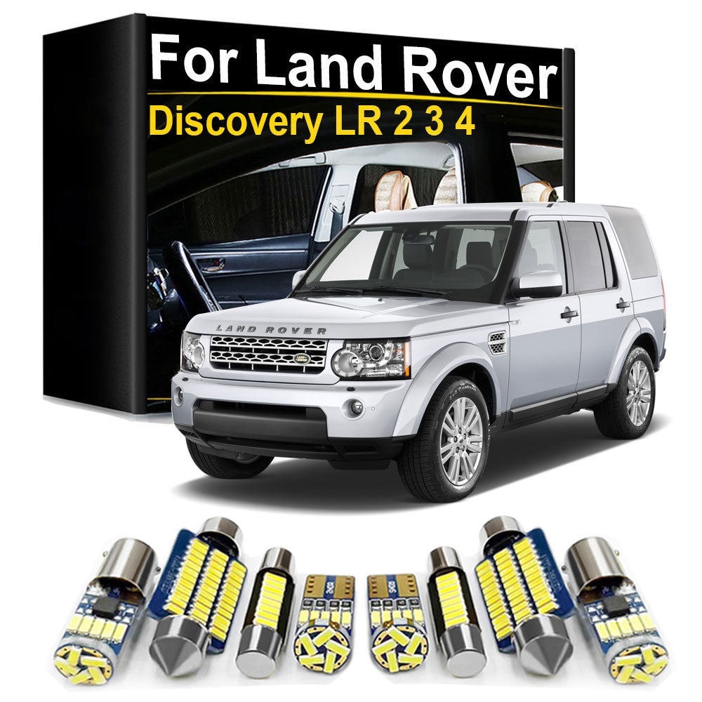 AutoGlowLED Interior LED Light Kit Canbus for Land Rover Discovery LR2 LR3 LR4 1998-2016