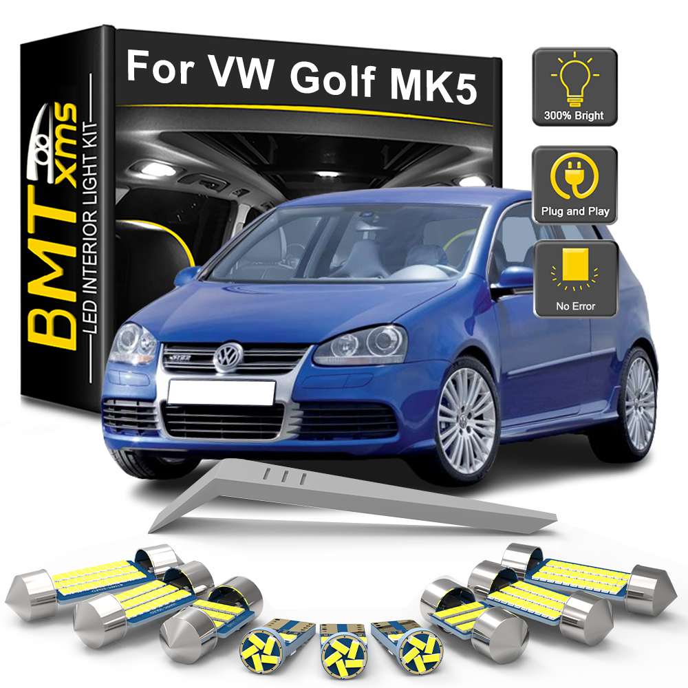 AutoGlowLED Canbus LED Interior Light Kit for VW Golf MK5 GTI 2006-2009