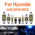 AutoGlowLED 11Pc LED Interior Light Kit for Hyundai Tucson ix35 2010-2015 Canbus