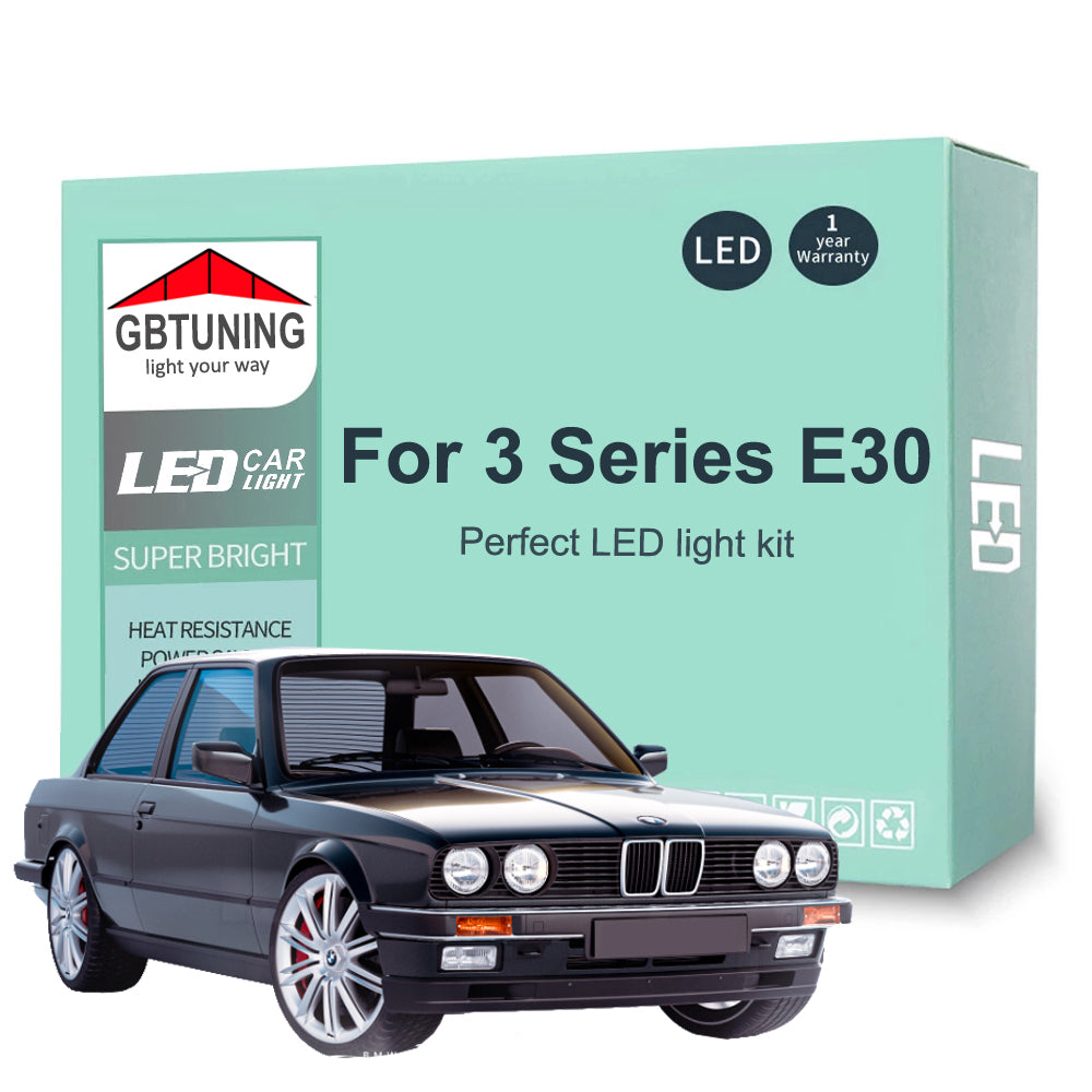 AutoGlowLED Interior LED Light Kit for BMW 3 Series E30 1982-1991 Canbus