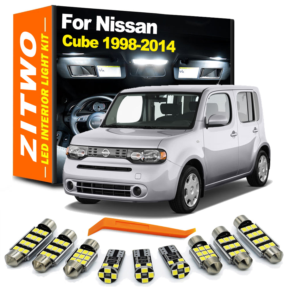 AutoGlowLED LED Interior Light Kit for Nissan Cube Z10 Z11 Z12 1998-2014