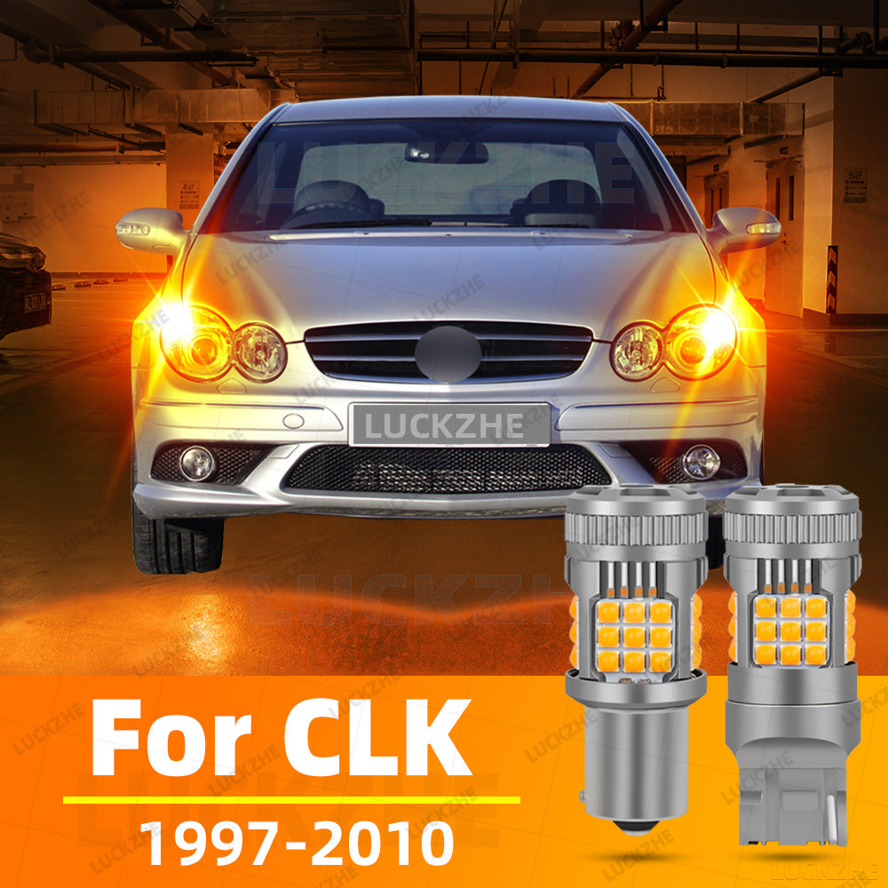 AutoGlowLED LED Turn Signal Light for Mercedes-Benz CLK C208 C209 A208 A209 Amber