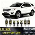 AutoGlowLED 12pc LED Interior Light Kit for Ford Explorer 2011-2020 Canbus