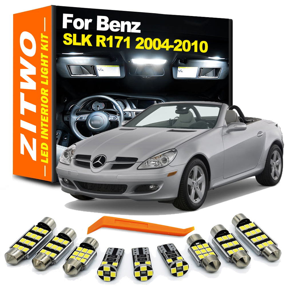AutoGlowLED 15-Piece LED Interior Light Kit for Mercedes SLK R171 2004-2010