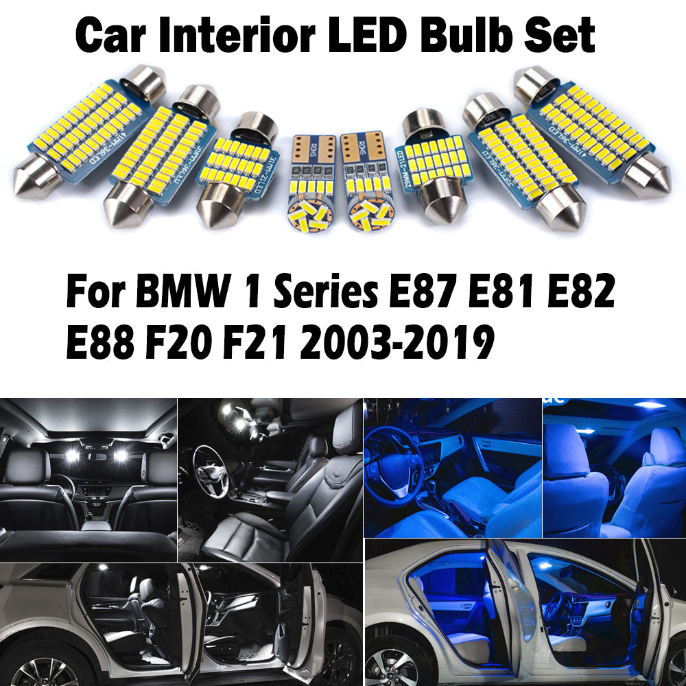 AutoGlowLED LED Interior Light Kit for BMW 1 Series E87 E81 E82 E88 F20 F21 Canbus