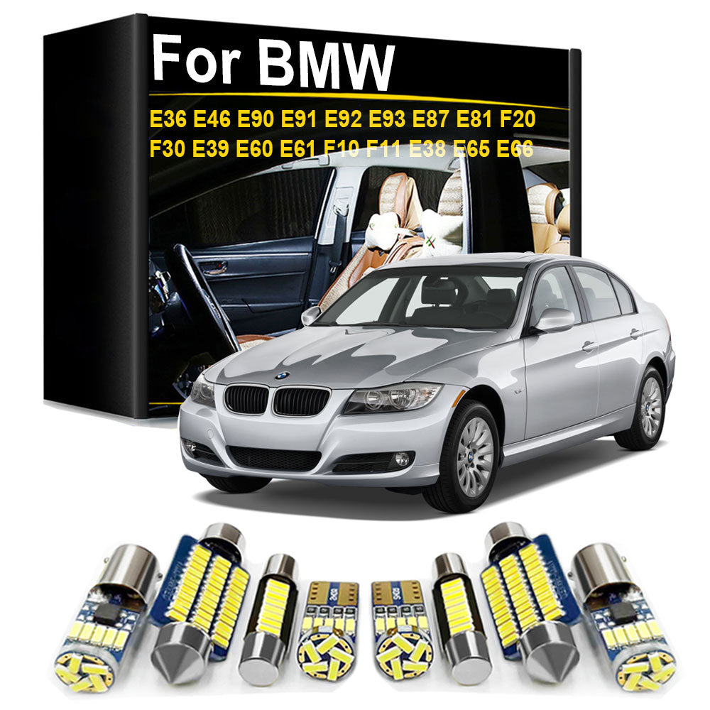 AutoGlowLED BMW Interior LED Light Kit Canbus Error Free 6000K