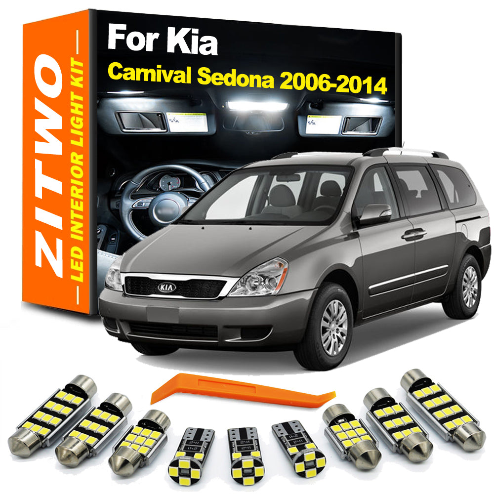 AutoGlowLED Canbus LED Interior Light Kit for KIA Carnival Sedona 2006-2014