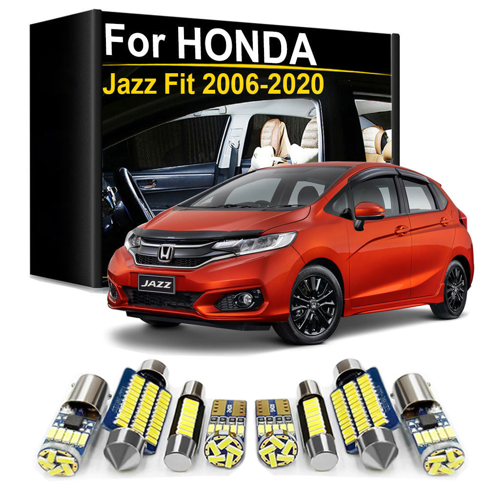 AutoGlowLED Interior LED Light Kit Canbus for Honda Fit Jazz 2006-2020