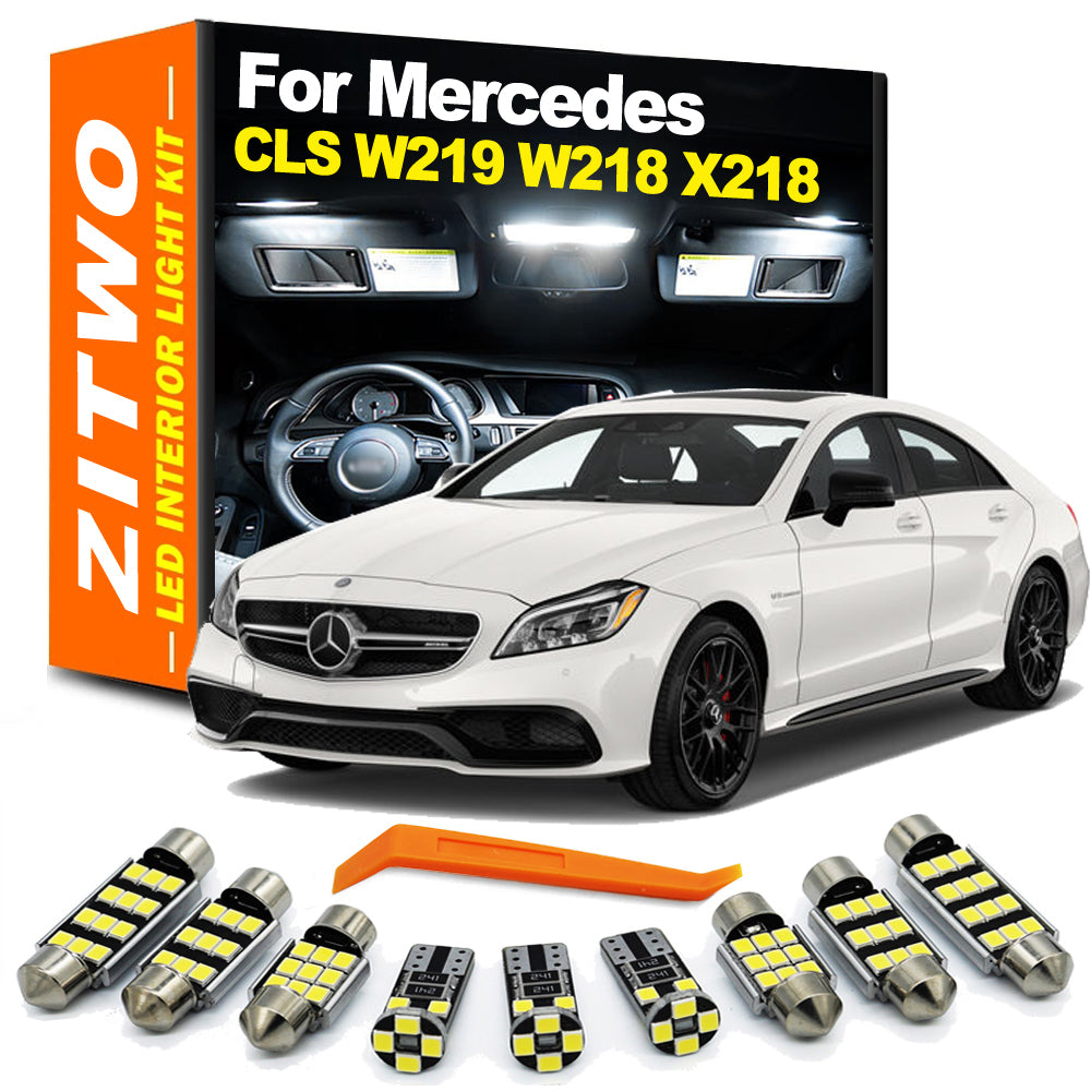 AutoGlowLED LED Interior Light Kit for Mercedes CLS W219 C219 W218 C218 X218