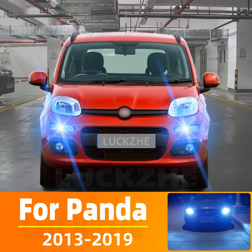AutoGlowLED LED Daytime Running Light DRL for Fiat Panda 2013-2019, 2pcs