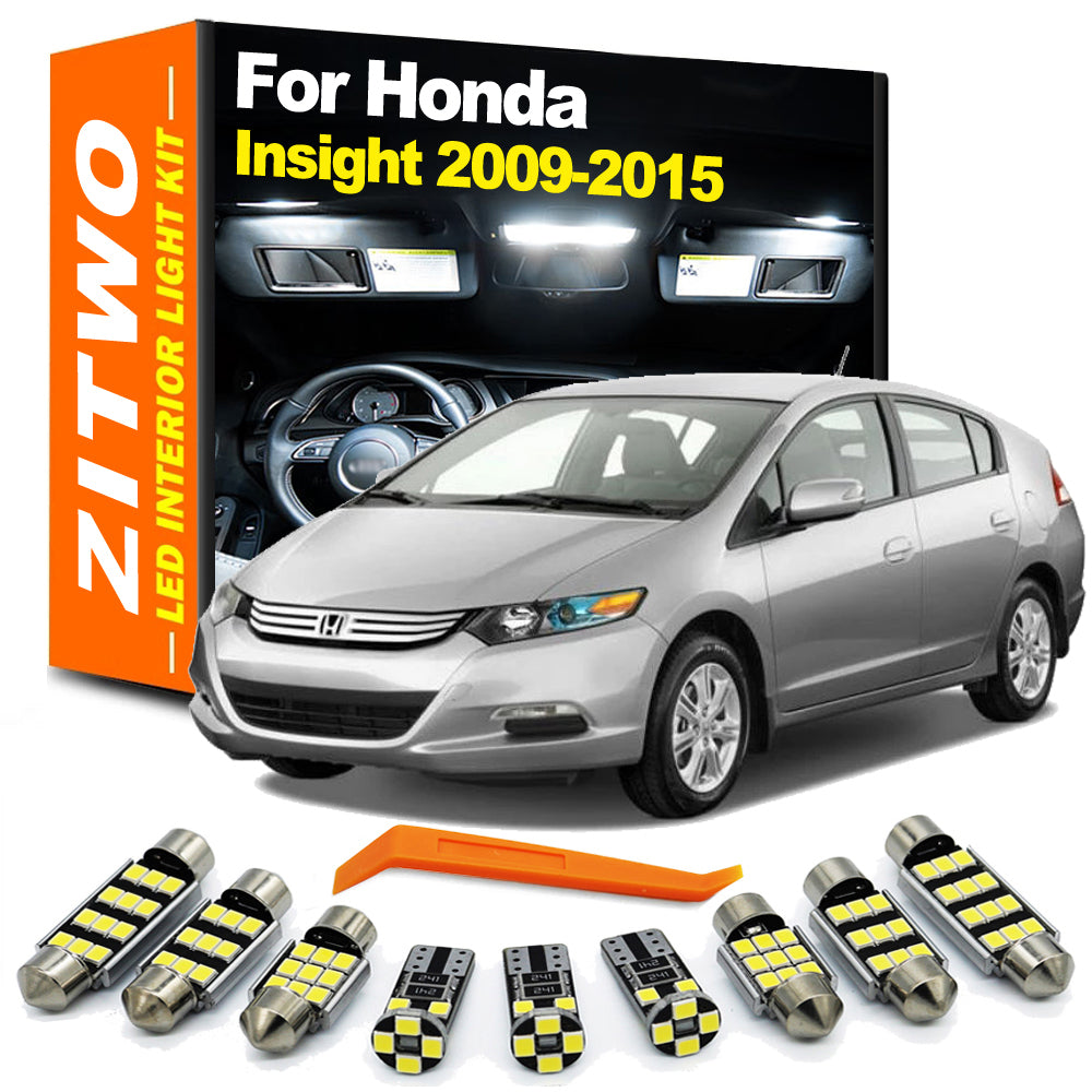 AutoGlowLED 11Pcs LED Interior Light Kit for Honda Insight 2009-2015 Canbus