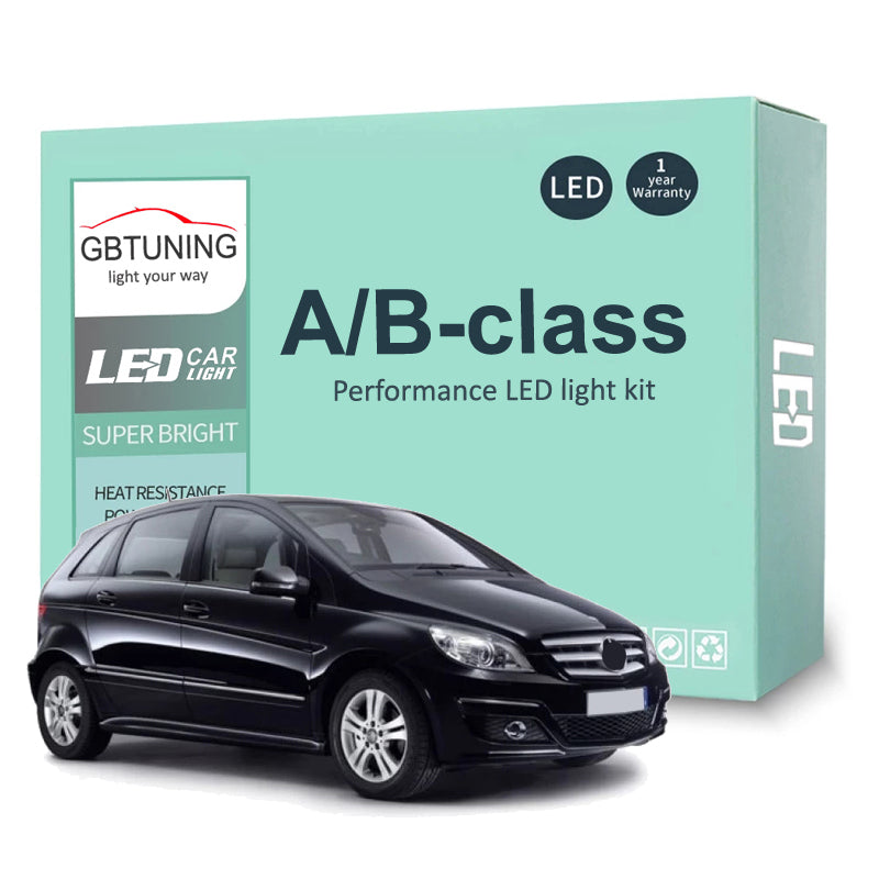 AutoGlowLED LED Interior Light Kit for Mercedes A B Class W168 W169 W176 W245 W246 Canbus