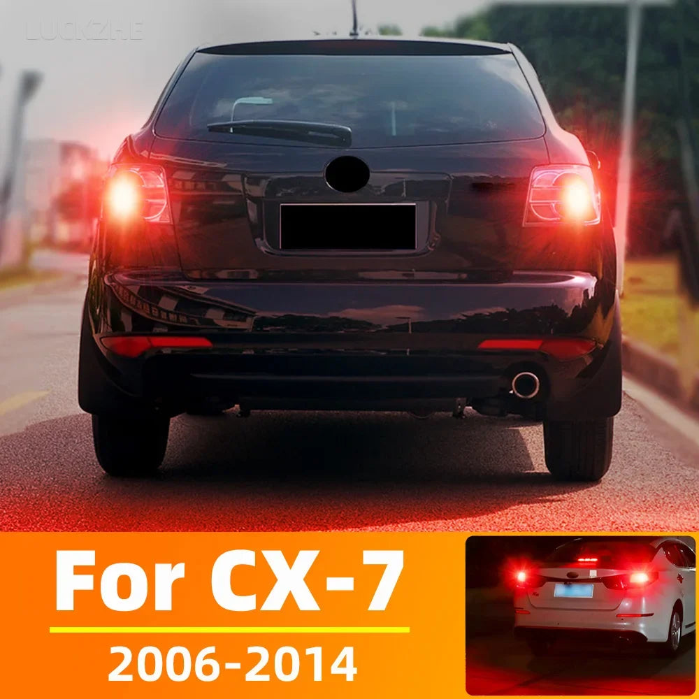 AutoGlowLED LED Brake Light for Mazda CX-7 2006-2014, 2pcs Red