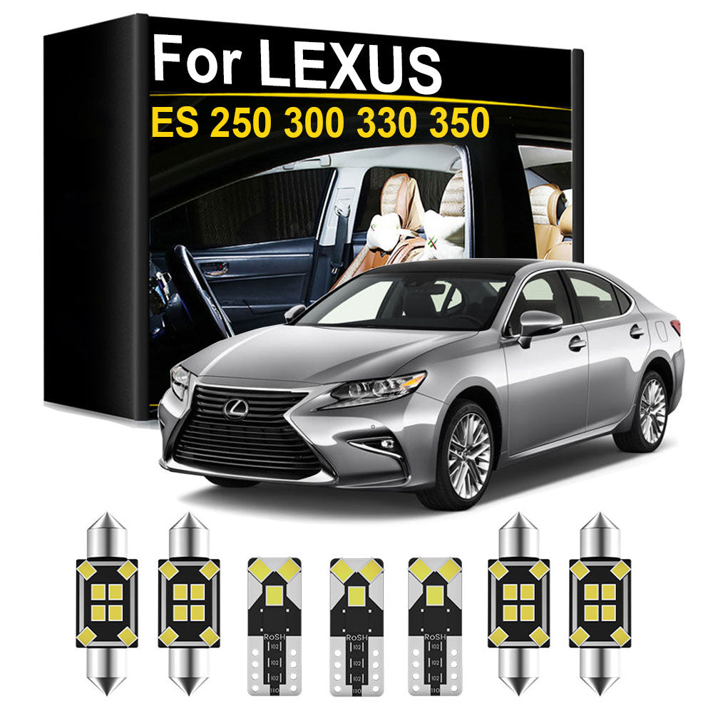 AutoGlowLED Interior LED Light Kit for Lexus ES 1989-2018 Canbus