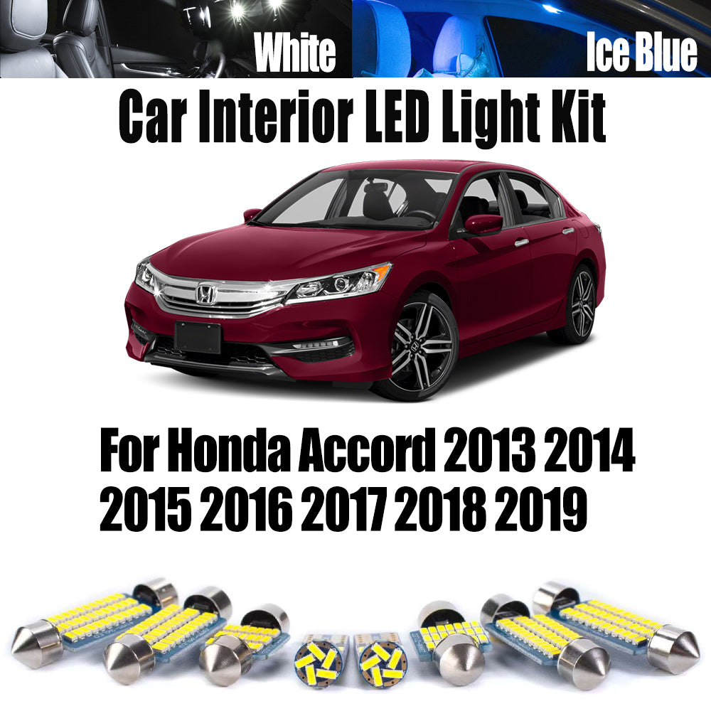 AutoGlowLED Canbus LED Interior Light Kit for Honda Accord 2013-2019