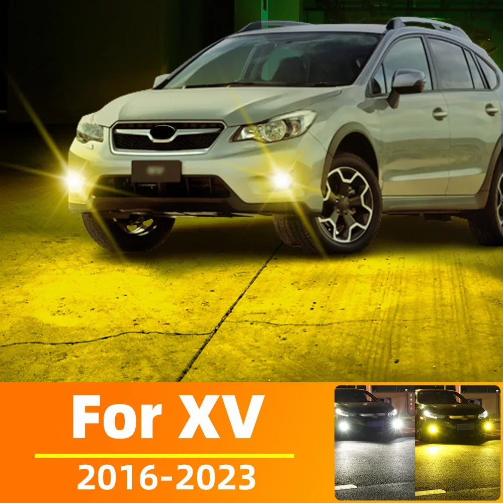 AutoGlowLED LED Fog Light Bulbs for Subaru XV Crosstrek 2016-2023, 2Pcs