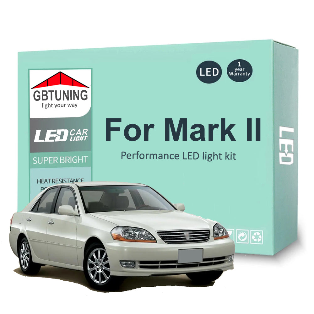 AutoGlowLED LED Interior Light Kit for Toyota Mark II 1980-2007 Canbus