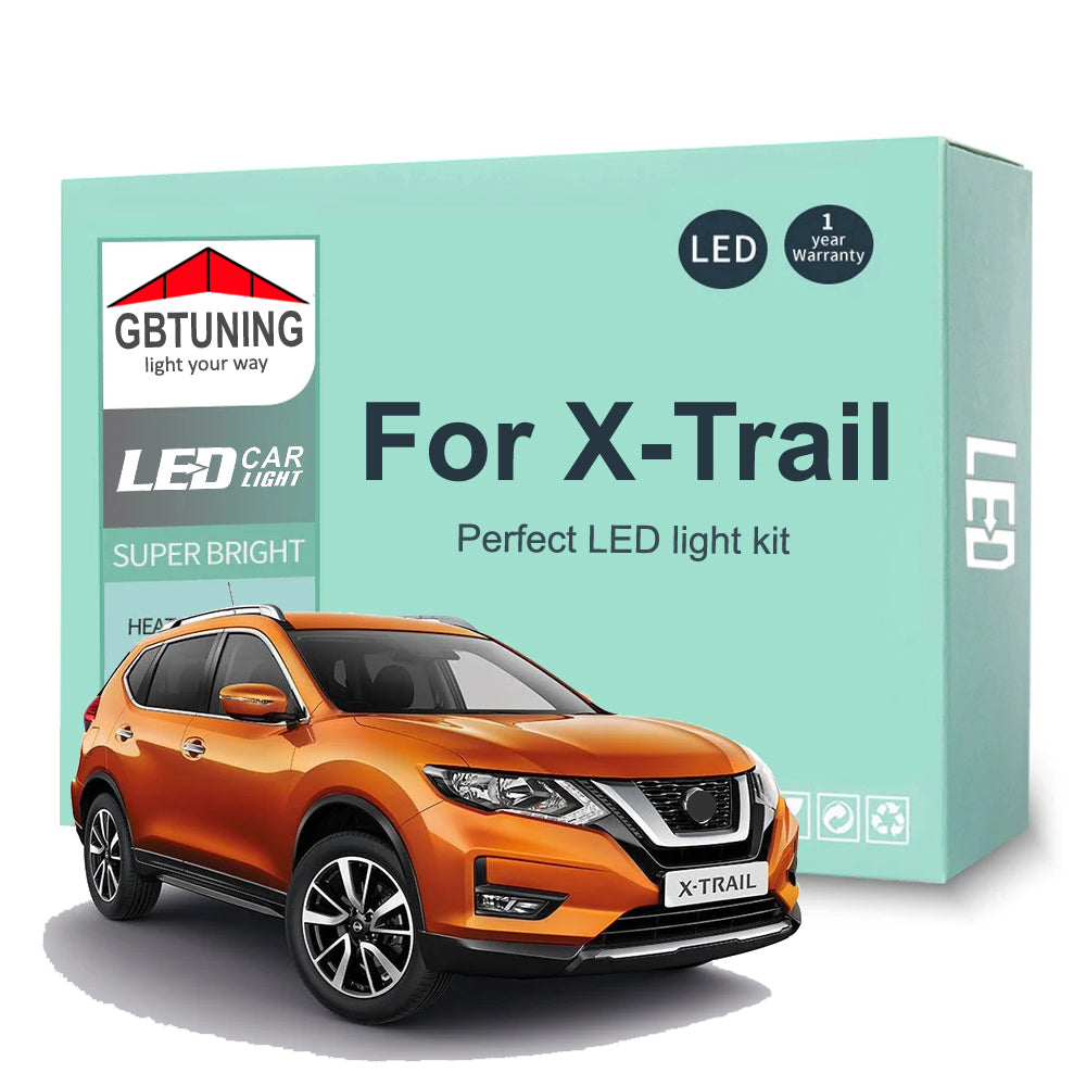 AutoGlowLED LED Interior Light Kit for Nissan X-Trail T30 T31 T32 Canbus