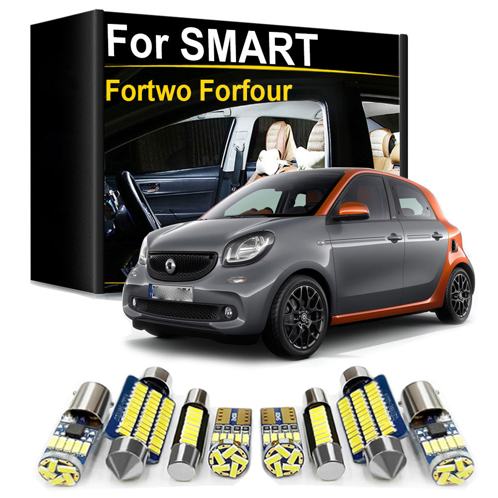 AutoGlowLED Canbus Interior LED Light Kit for Smart Fortwo & Forfour