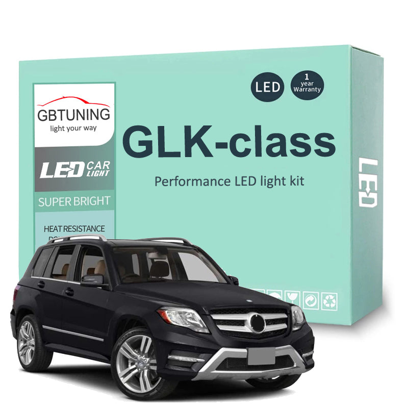 AutoGlowLED 18Pc LED Interior Light Kit for Mercedes Benz GLK X204 2008-2015