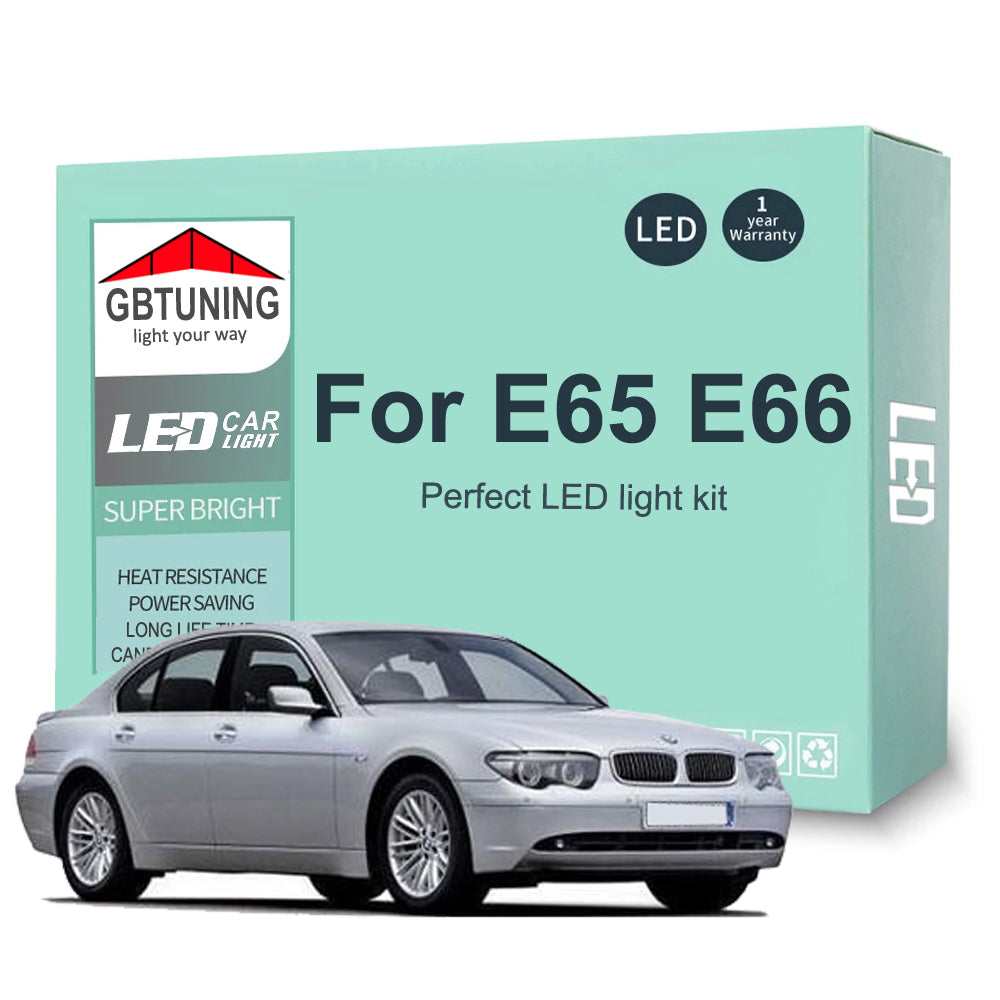 AutoGlowLED 23Pc Canbus LED Interior Light Kit for BMW 7 Series E65 E66