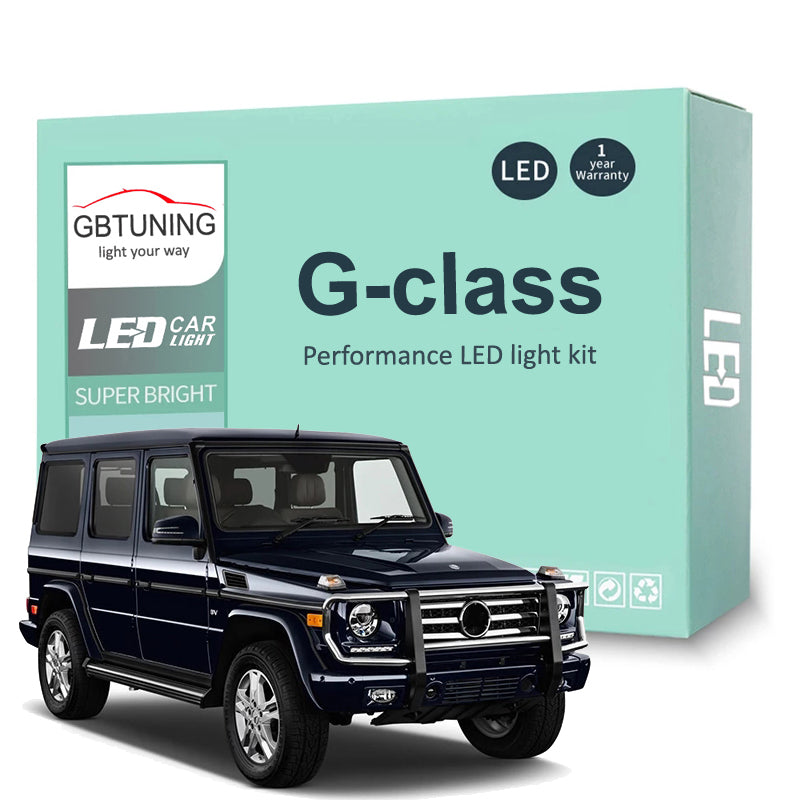 AutoGlowLED Canbus LED Interior Light Kit for Mercedes-Benz G-Class W463 2001-2016