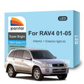 AutoGlowLED Interior Light Kit for Toyota RAV4 2001-2005 Canbus Error Free