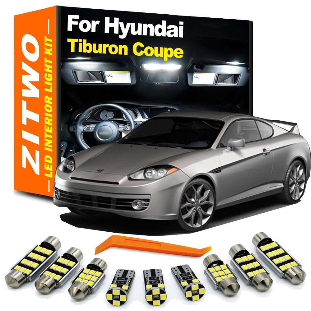 AutoGlowLED Canbus LED Interior Light Kit for Hyundai Tiburon Coupe GK 2002-2009