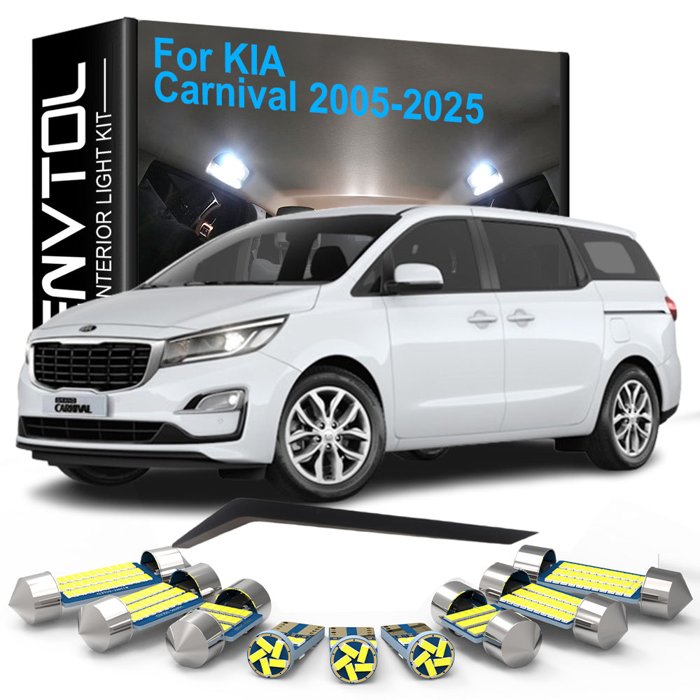 AutoGlowLED Canbus LED Interior Light Kit for KIA Carnival 2005-2025