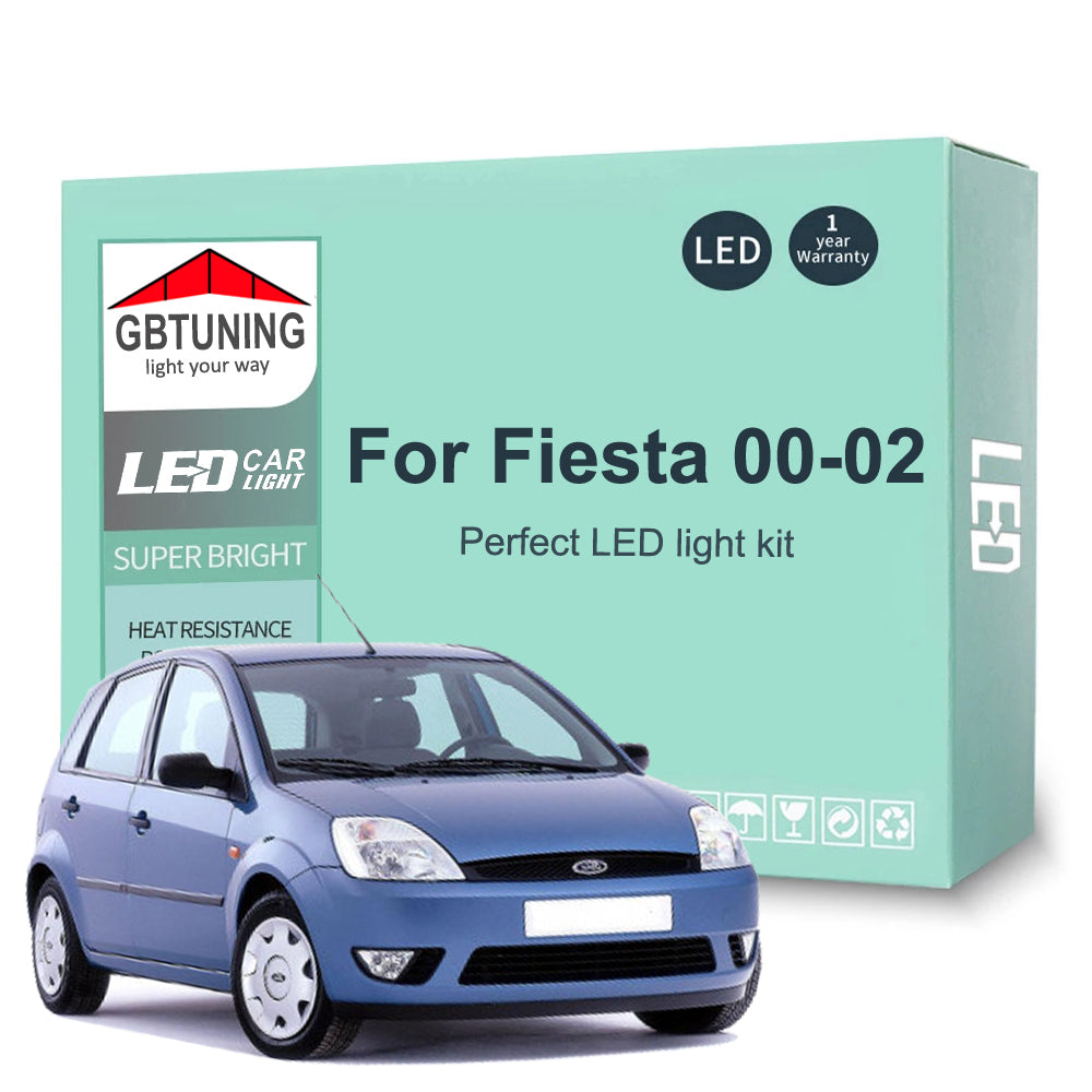 AutoGlowLED Canbus LED Interior Light Kit for Ford Fiesta MK5 2000-2002