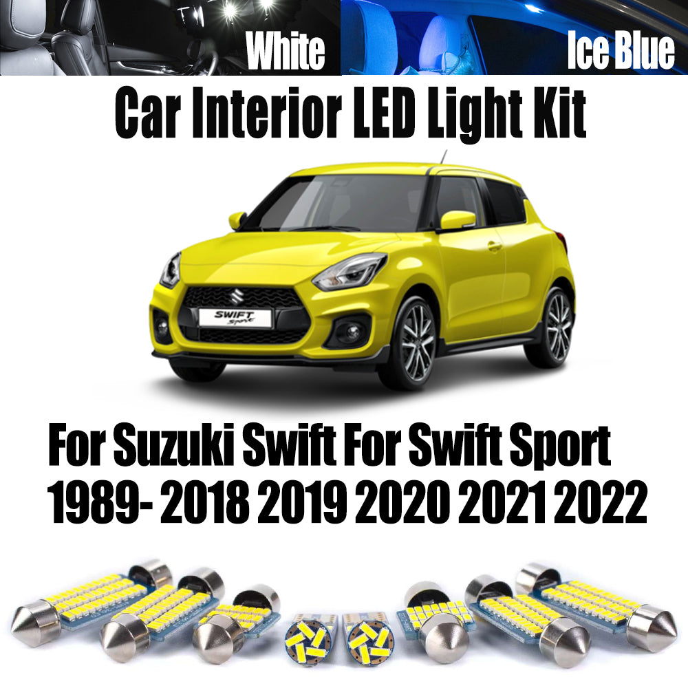 AutoGlowLED Canbus LED Interior Light Kit for Suzuki Swift 1989-2022