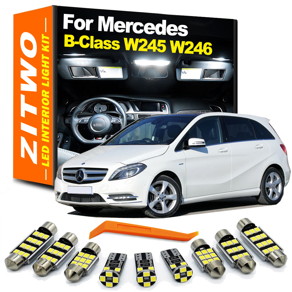 AutoGlowLED LED Interior Light Kit for Mercedes B Class W245 W246 2005-2018