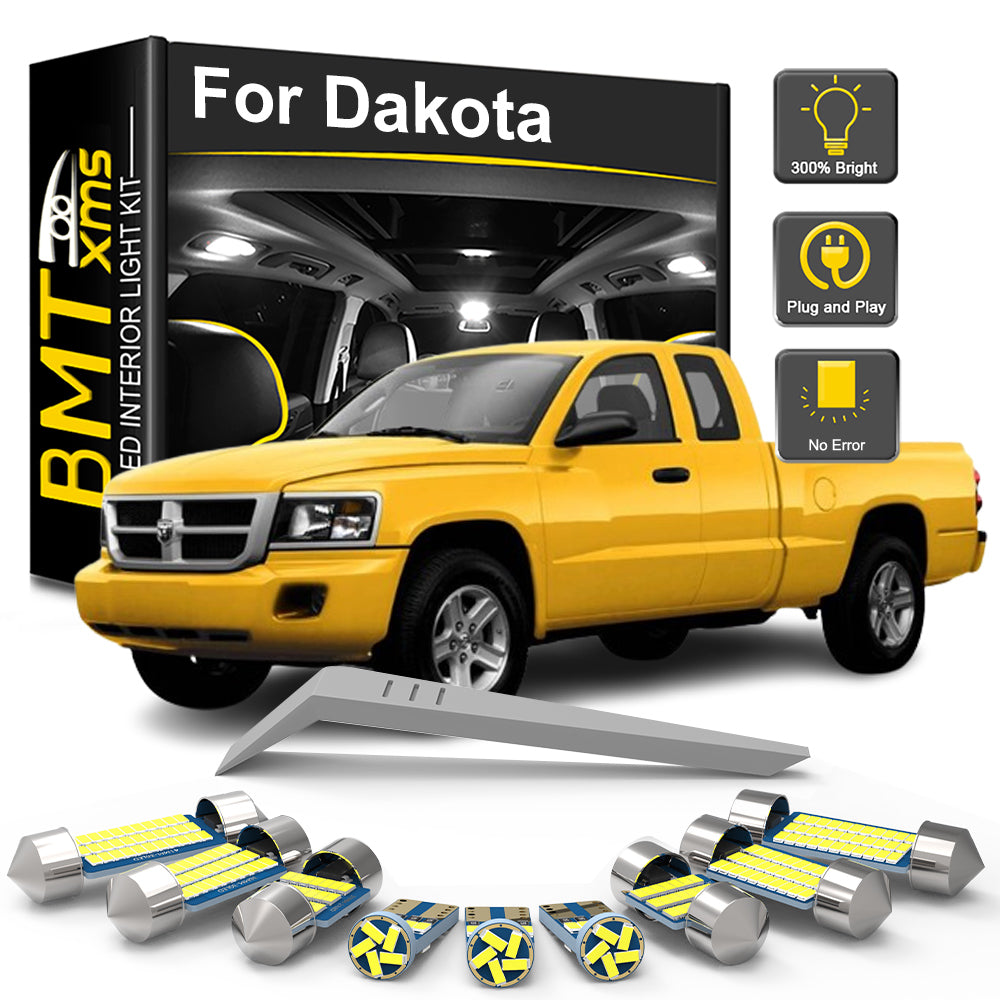 AutoGlowLED LED Interior Light Kit for Dodge Dakota 1997-2011 Canbus 11PC