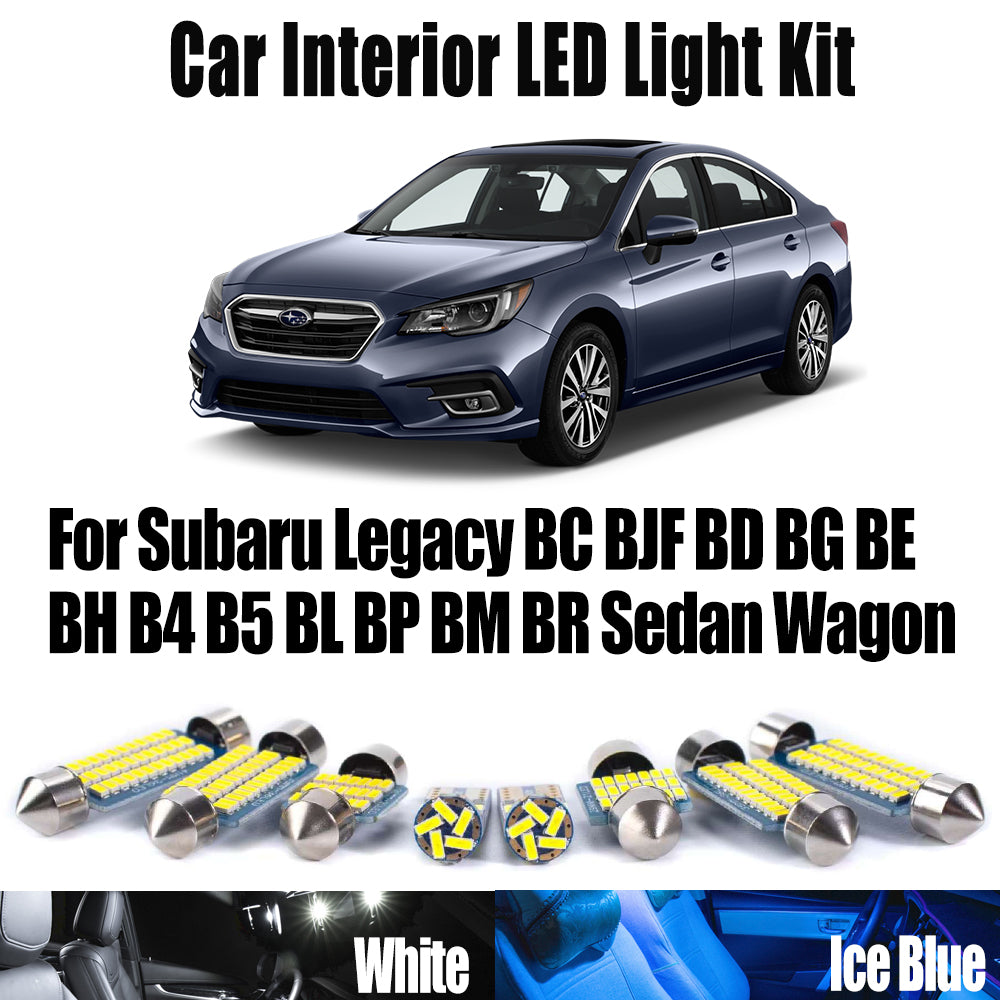 AutoGlowLED Canbus LED Interior Light Kit for Subaru Legacy Sedan Wagon