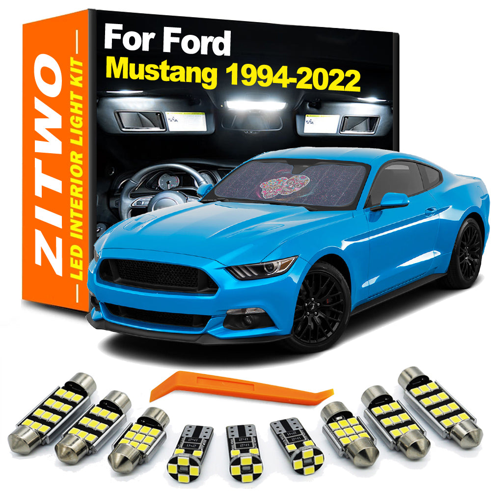 AutoGlowLED Canbus LED Interior Light Kit for Ford Mustang 1994-2022