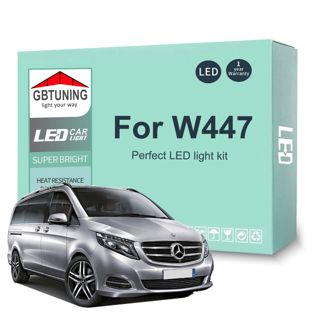AutoGlowLED Canbus LED Interior Light Kit for Mercedes Benz V Class W447