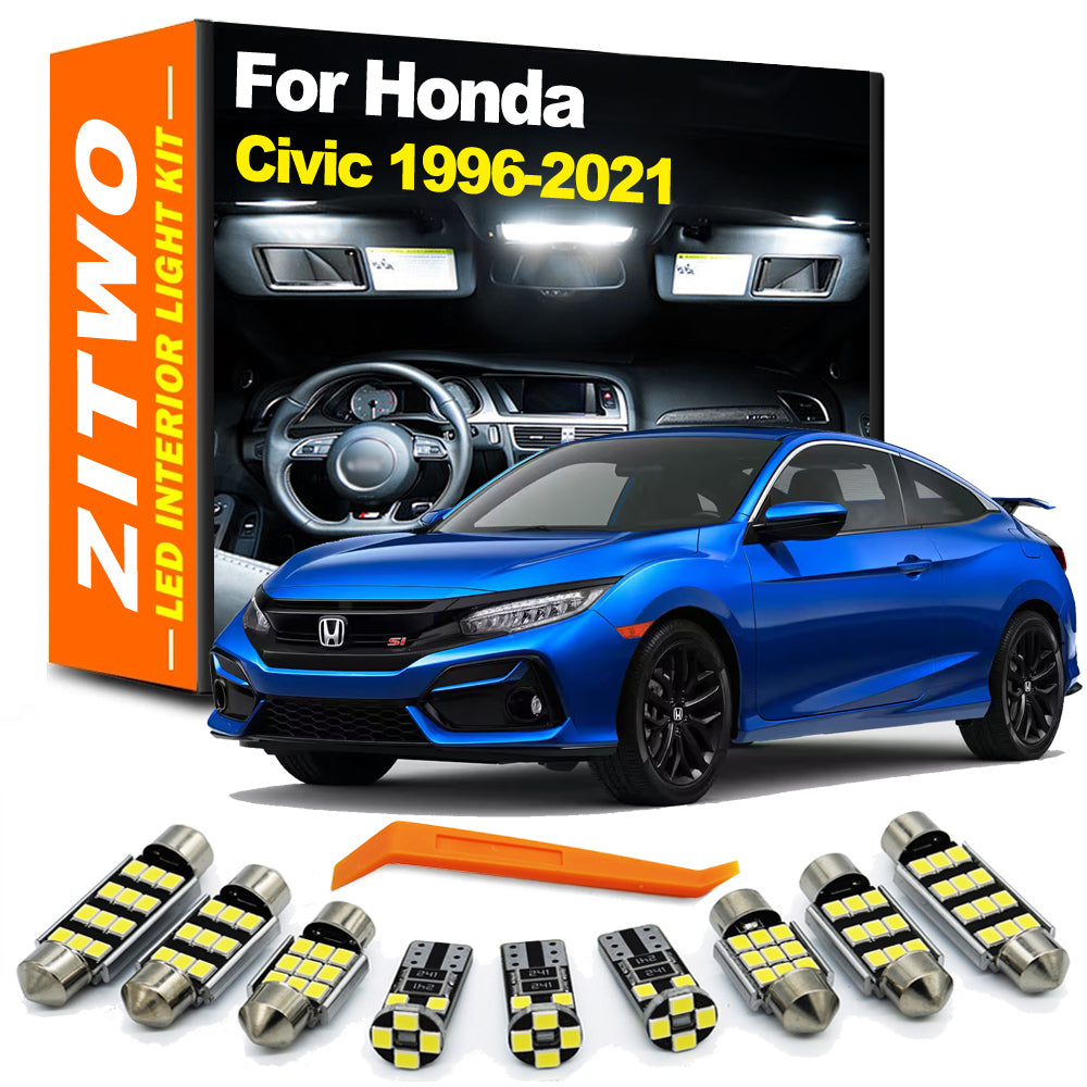 AutoGlowLED Honda Civic LED Interior Light Kit 1996-2021 6th-10th Gen