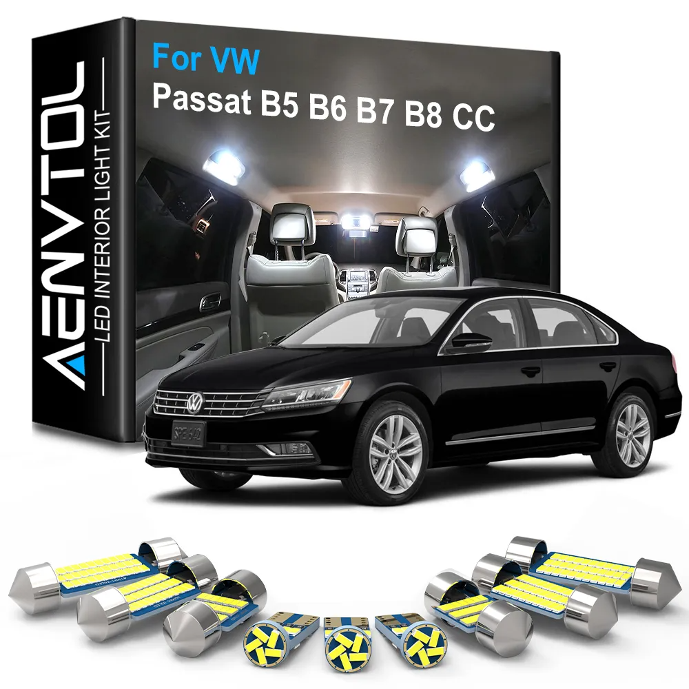 AutoGlowLED Canbus LED Interior Light Kit for VW Passat B4-B8 CC