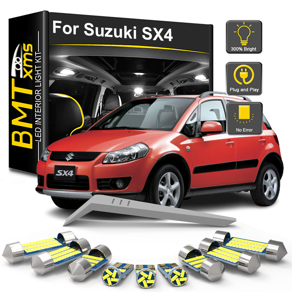 AutoGlowLED Canbus LED Interior Light Kit for Suzuki SX4 2007-2014