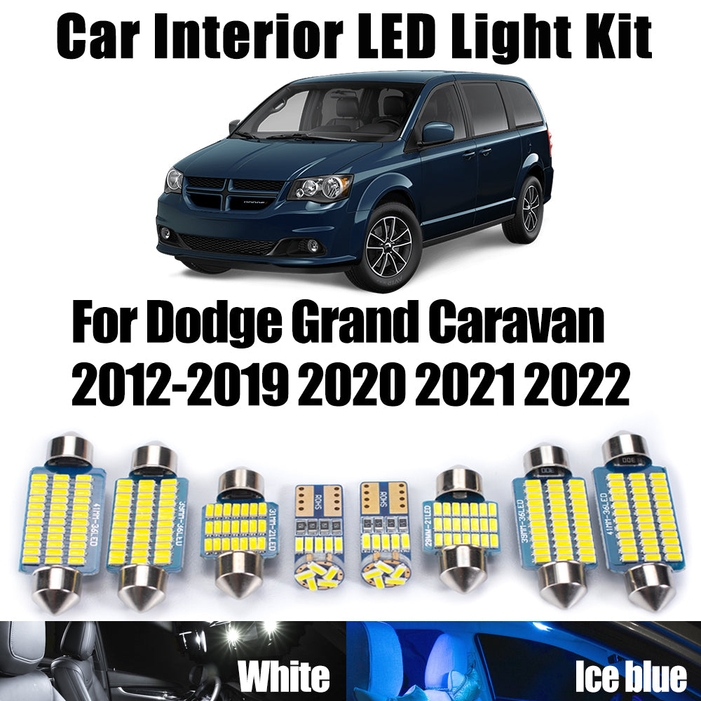 AutoGlowLED 14Pc Canbus LED Interior Light Kit for Dodge Grand Caravan