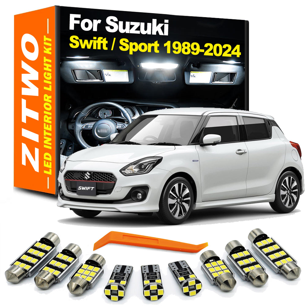 AutoGlowLED LED Interior Dome Map Trunk Light Kit for Suzuki Swift 1989-2024