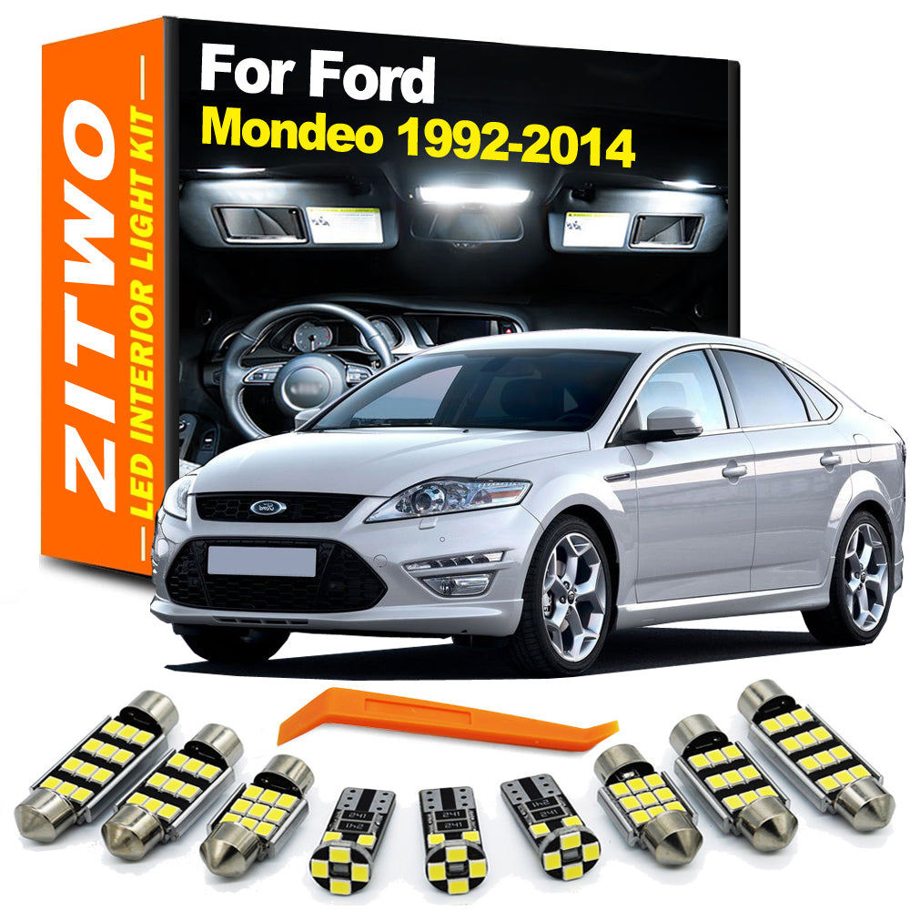 AutoGlowLED Ford Mondeo MK1-MK4 LED Interior Light Kit 1992-2014