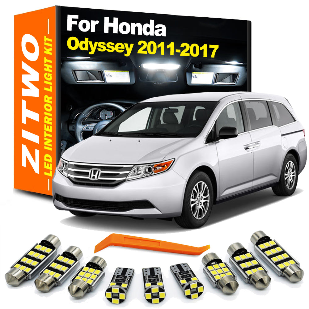 AutoGlowLED 16-Piece LED Interior Light Kit for Honda Odyssey 2011-2017