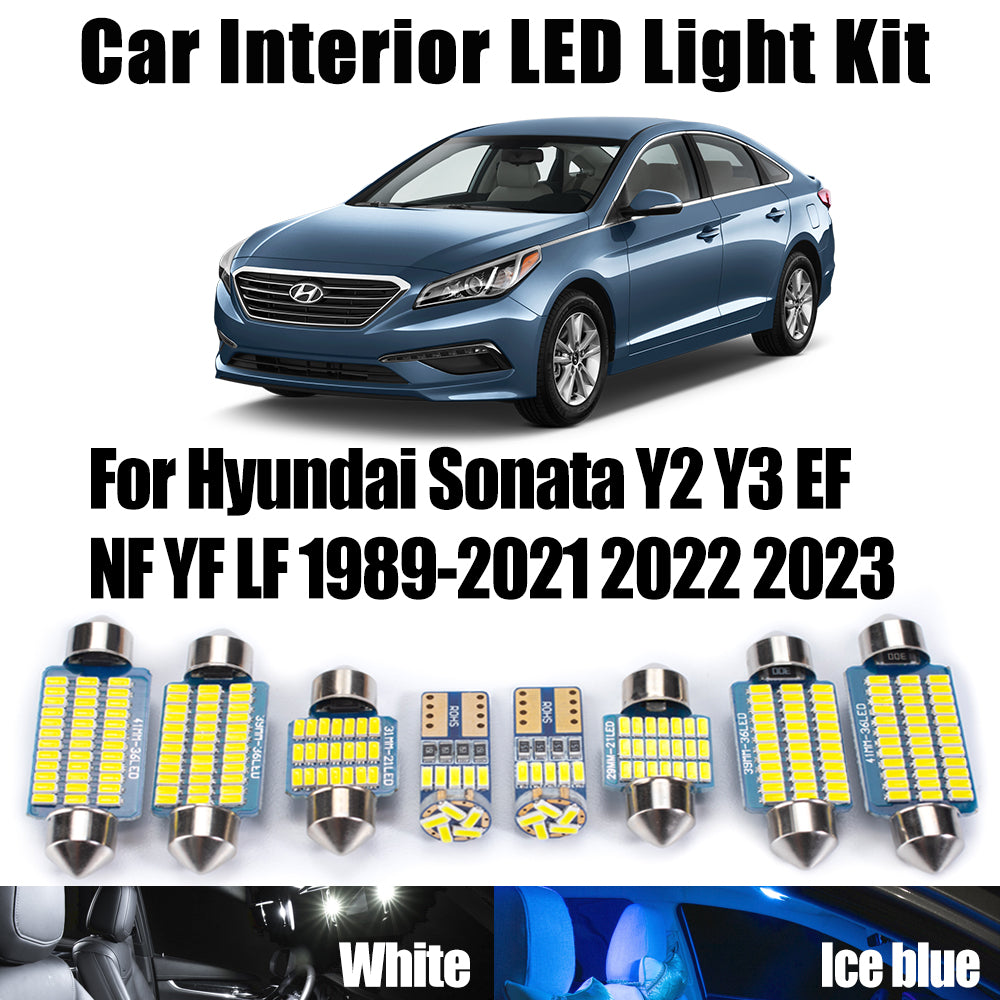 AutoGlowLED Canbus LED Interior Light Kit for Hyundai Sonata Y2 Y3 EF NF YF LF