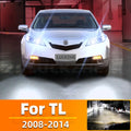 AutoGlowLED 2Pcs LED Headlight Bulbs for Acura TL 2008-2014 High Low Beam Canbus