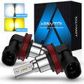AutoGlowLED Canbus LED Fog Light Bulbs H8 H11 H16 6000K/3000K