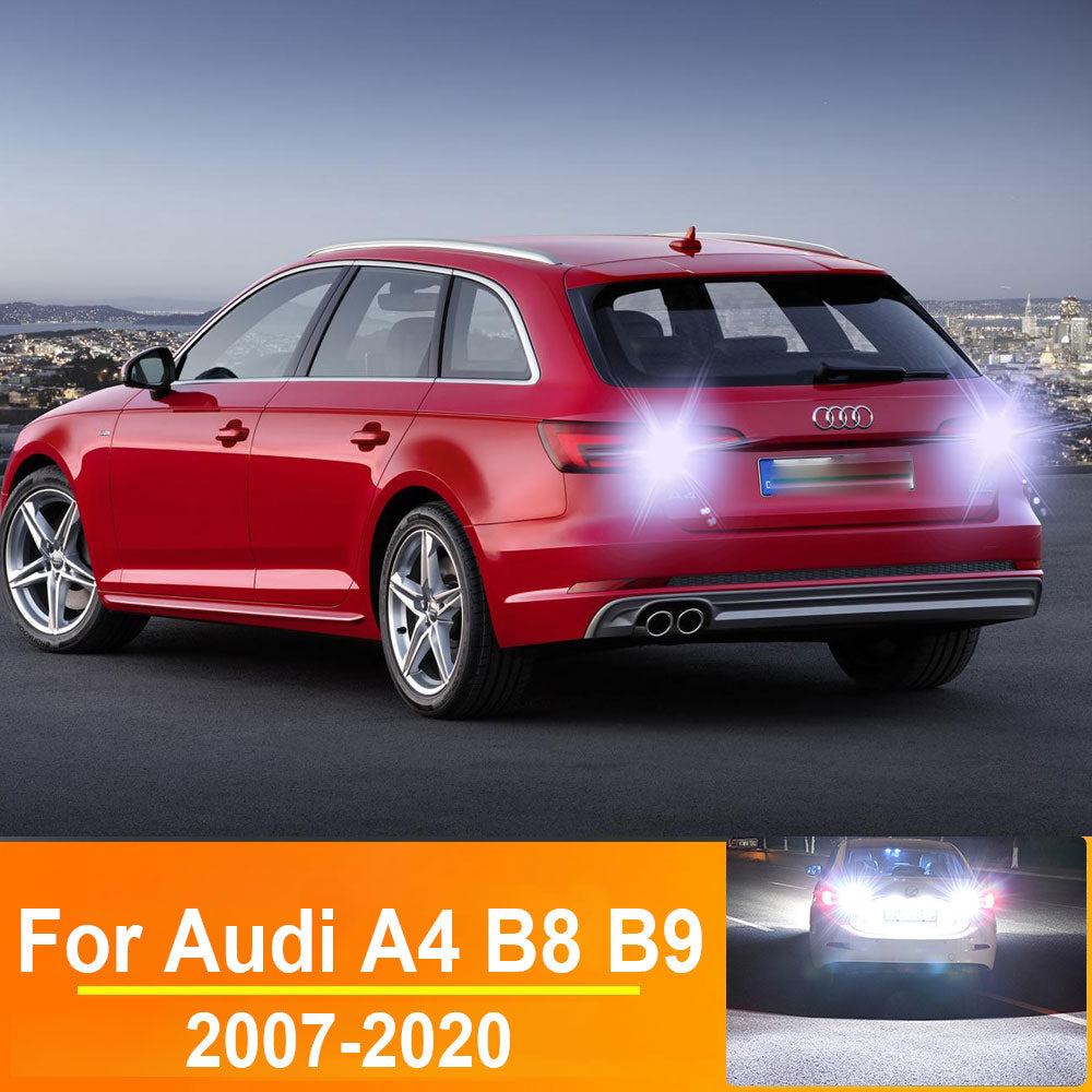 AutoGlowLED T15 W16W LED Reverse Backup Light Bulbs for Audi A4 B8 B9