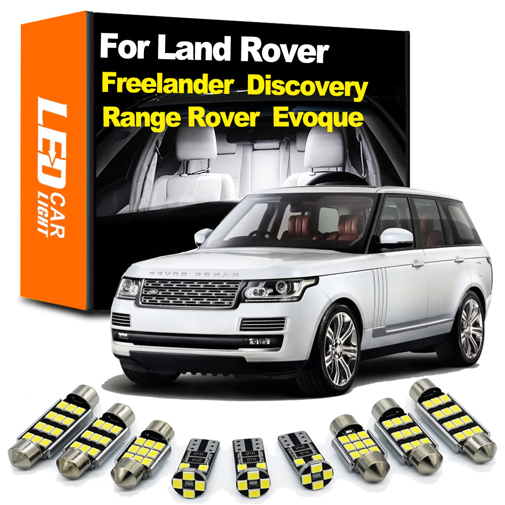 AutoGlowLED Interior LED Light Kit for Land Rover Range Rover Sport L320 Evoque P38 L322 Freelander Discovery