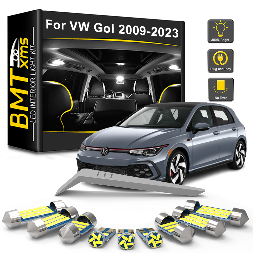 AutoGlowLED LED Interior Light Kit for Volkswagen VW Gol G5 G6 G7 2009-2023 Canbus